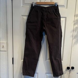 Men's Bearbottom brand Classic Gray Stretch Fabric Cargo Pants with Button Fly